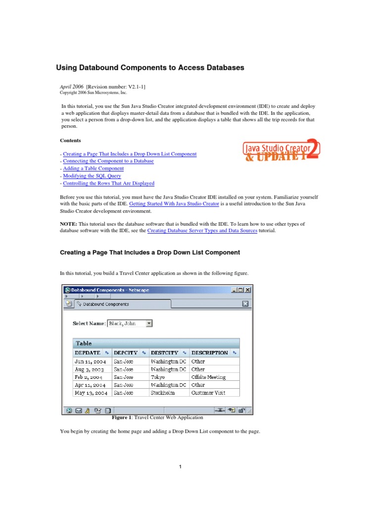 Data Bound Components | PDF | Computers | Technology & Engineering