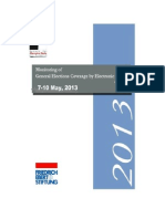 Monitoring Of Election Coverage by Electronic Media(7-10May2013) in Pakistan