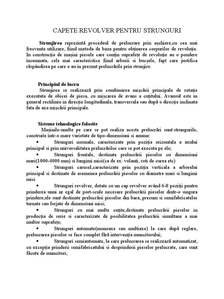 Strunguri Cu Cap Revolver | PDF