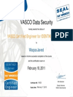 VASCO Data Security: VASCO Certified Engineer For IDENTIKEY Server 3.1