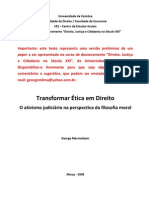 Transformando Ética em Direito - George Marmelstein