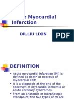 Acute Myocardial Infarction: DR - Liu Lixin