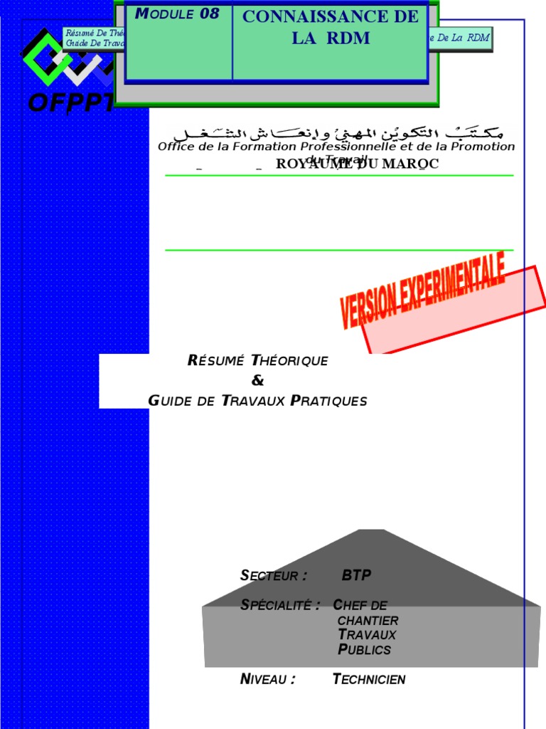 Résumé de la RDM pour Techniciens BTP | PDF | Flexion (matériau ...