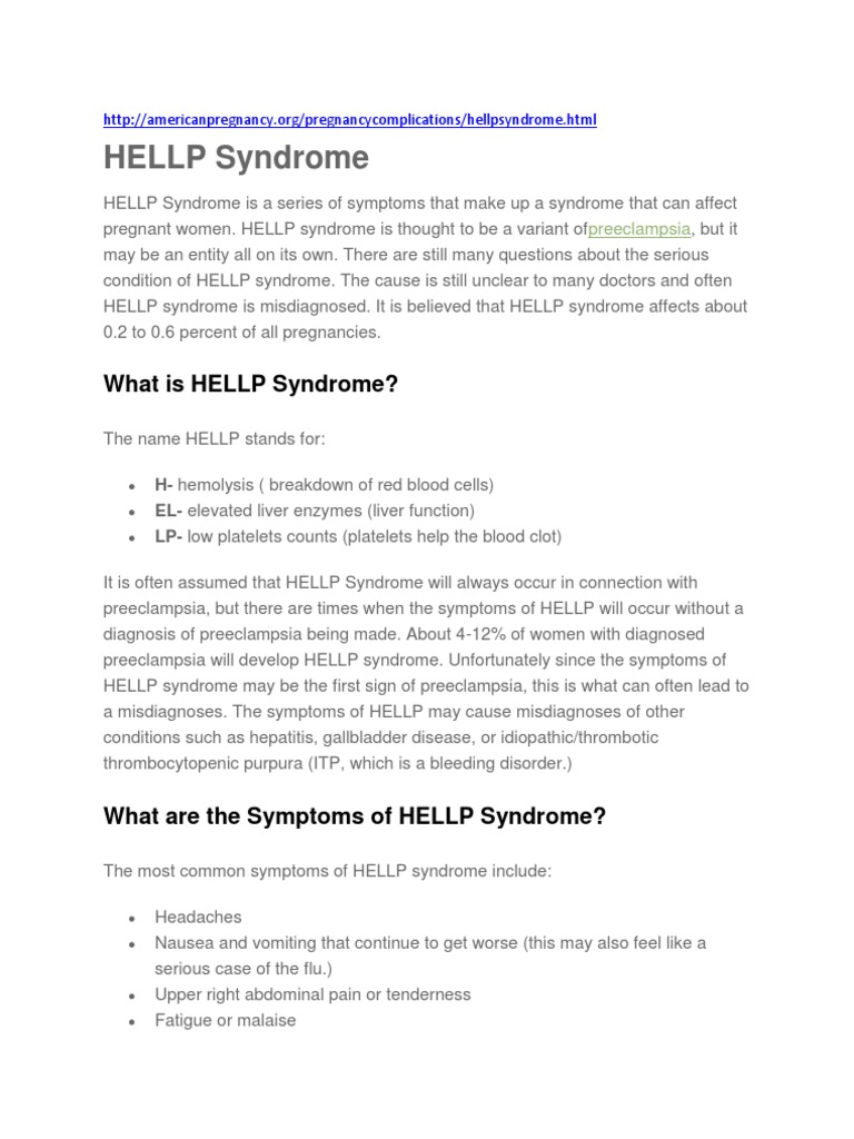 Hellp syndrome slideshare image