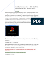 Cara Maen Emulator Playstation 1, 2dan 3 (PS1 PS2 PS3) Di Komputer PC Lebih Maksimal Dan Mudah
