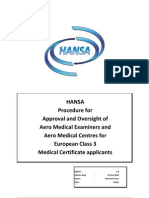 Procedure for Approval and Oversight of
Aero Medical Examiners and Aero Medical Centres for European Class 3 Medical Certificate applicants - DEC2012