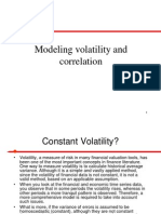 Modeling Volatility