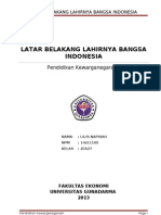 Download Latar Belakang Lahirnya Bangsa Indonesia by Lilis Nafisah SN142374719 doc pdf
