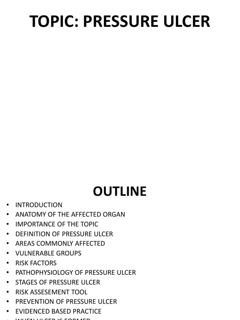 Pressure Ulcer | PDF | Nursing | Health Care