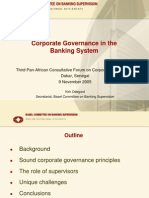 Corporate Governance in The Banking System