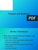CXC English Purpose and Audience
