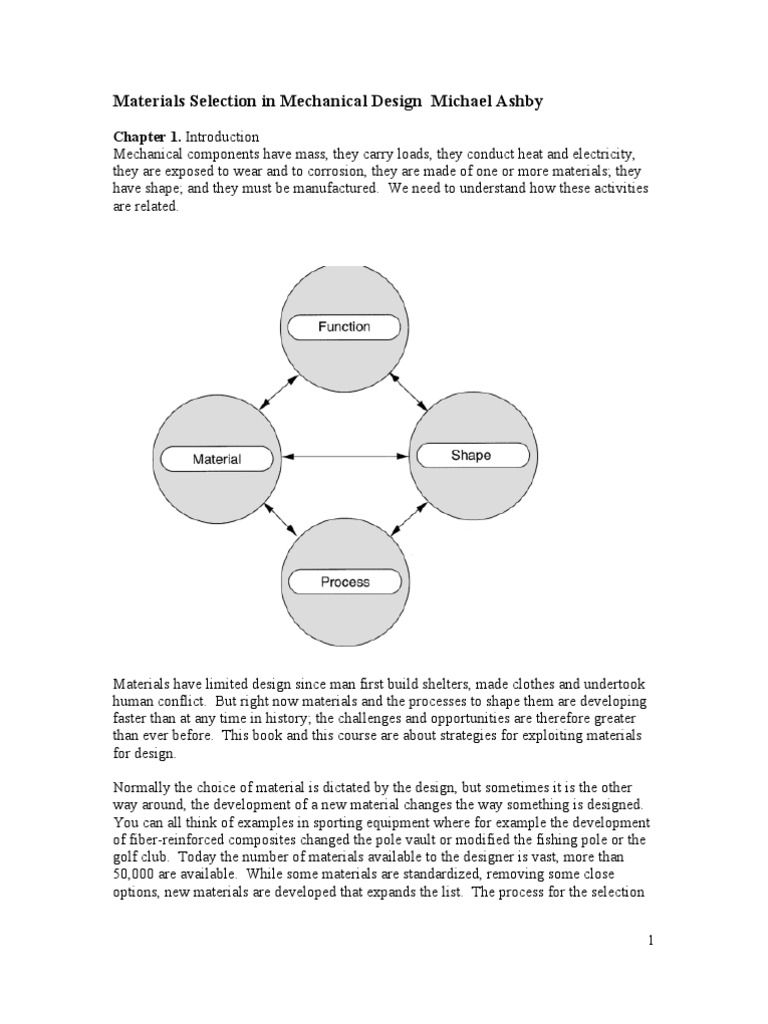 Materials Selection | PDF