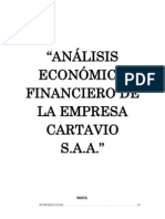 Cartavio Saa-Analisis Economico Financiero