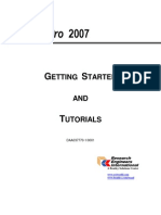 STAAD.pro Getting Started 2007 Complete