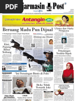 Banjarmasin Post edisi Senin 20 Mei 2013