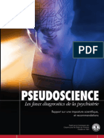 Pseudoscience Les Faux Diagnostics de La Psychiatrie DSM Et Marketing de La Folie