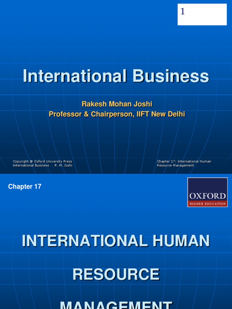 288 33 Powerpoint Slides Chapter 17 International Human Resource ...