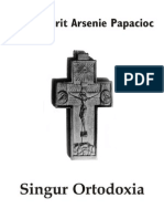 Arh. Arsenie Papacioc Singur Ortodoxia
