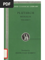 Plutarch Plutarch Moralia, Volume V, Isis and Osiris. The E at Delphi. The Oracles at Delphi No Longer Given in Verse. The Obsolescence of Oracles.