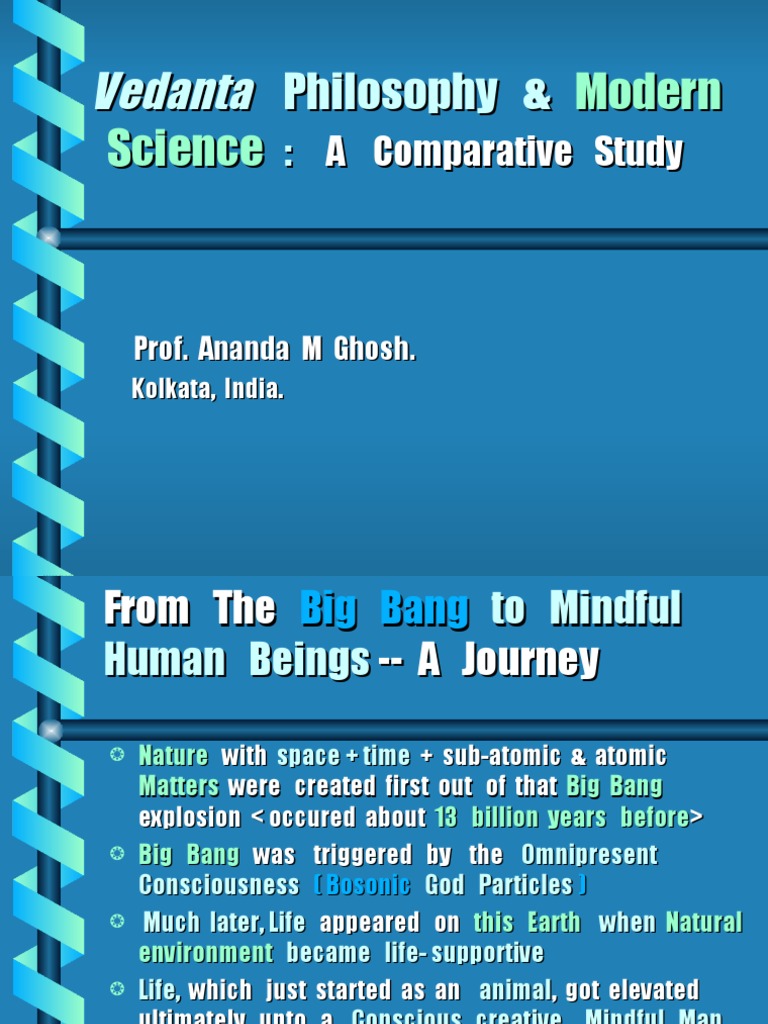 Vedanta Philosophy & Modern Science: A Comparative Study | PDF ...