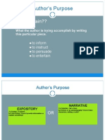 Authors Purpose