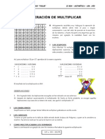 1er. Año - ARIT - Guia 5 - Multiplicación en Z+