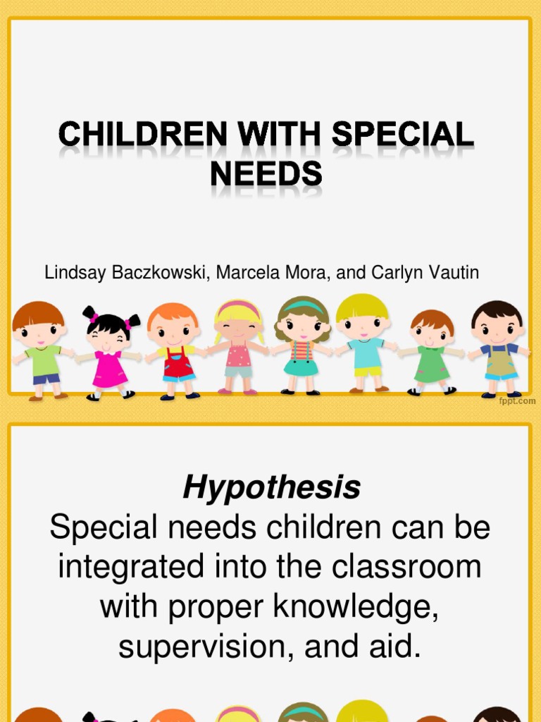 Children With Special Needs Presentation Attention Deficit