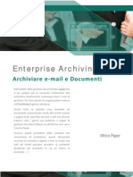 ENTERPRISE ARCHIVING - archiviare email e documenti