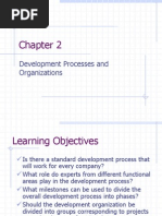 Development Processes and Organizations