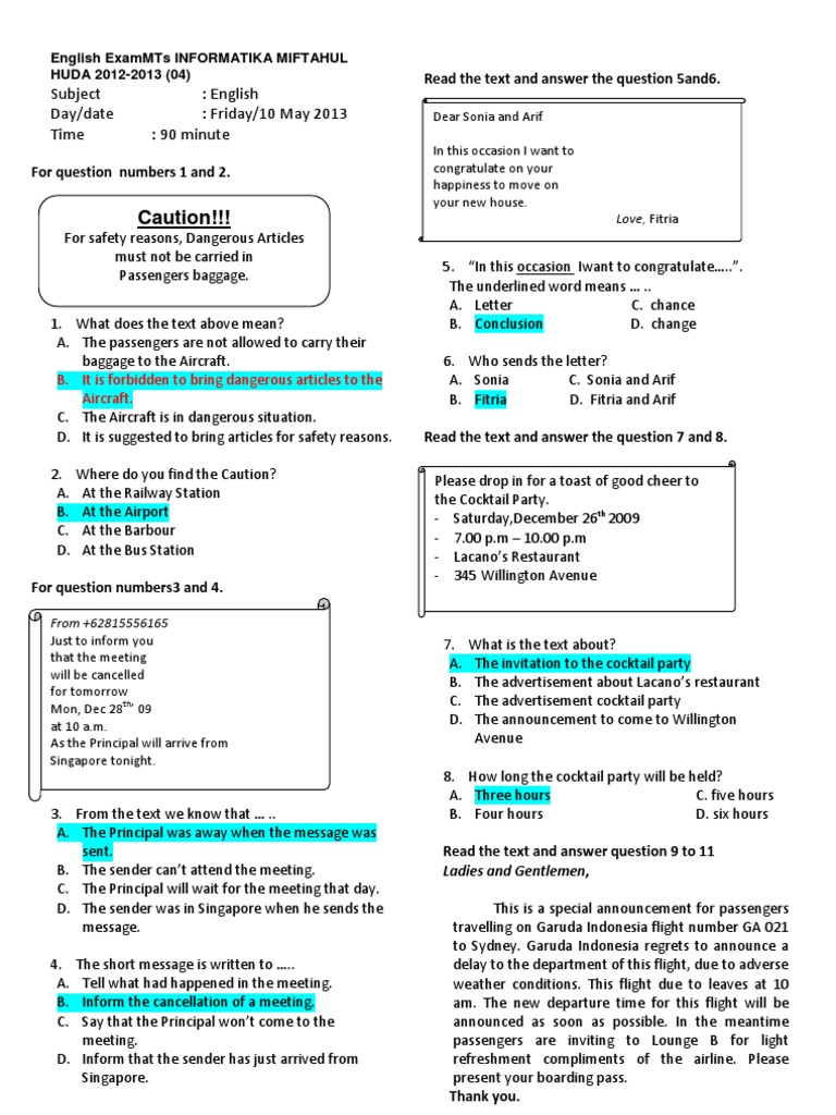 Soal Bahasa Inggris Kelas 8 Mangrove Trees