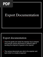 Export Documentation