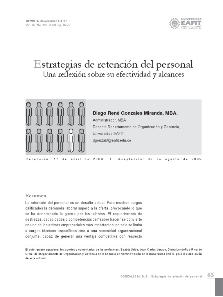 Estrategias De Retencion De Personal Descargar Gratis Pdf Gestión