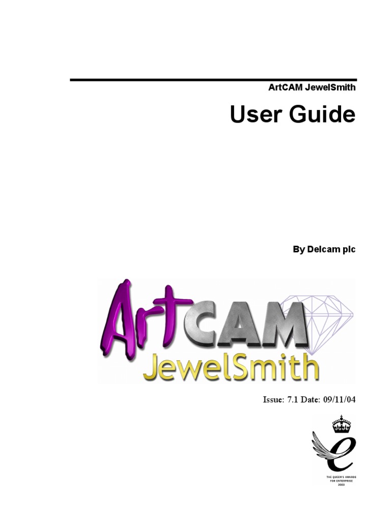 Art Cam Jewel Smith User Guide | PDF | 3 D Modeling | Machine Tool