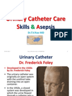 Urinary Catheter Care Skills & Asepsis