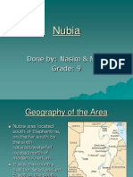 Nubia: Done By: Nasim & Nour Grade: 9