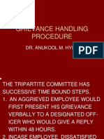 Grievance Handling Procedure