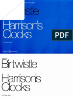 Birtwistle Harrisons Clocks