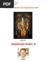 Download Case Law Digest on Partition and Joint Family and Coparcenary by Sridhara babu N -     SN142501999 doc pdf