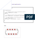 Interfacing LEDs on P0.10 to P0.13 and P0.18 to P0.21