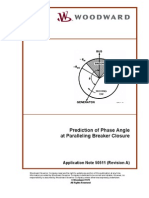 Prediction of Phase Angle at Paralleling Breaker Closure: Application Note 50511 (Revision A)