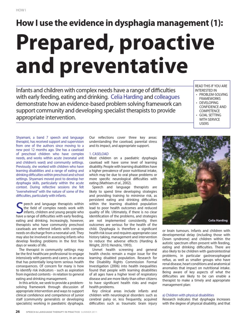 How I Use The Evidence in Dysphagia Management (1) : Prepared ...