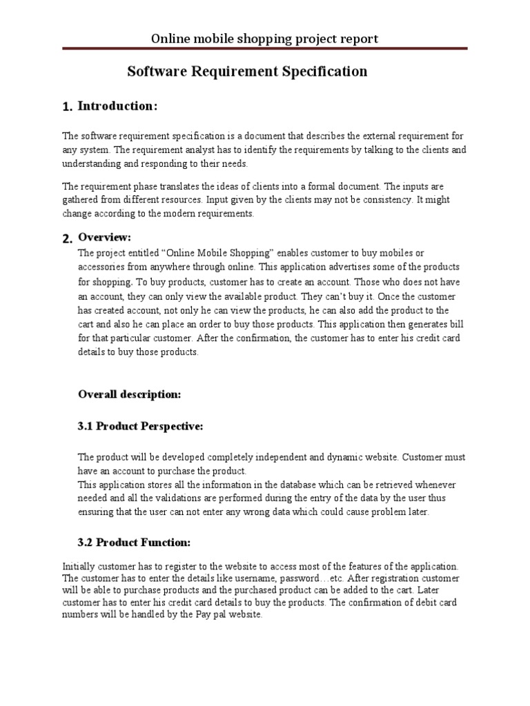 Online shopping management system project picture