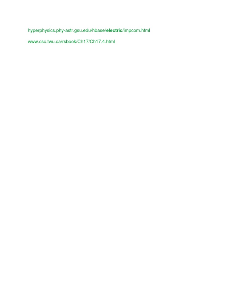 Hyper Physics | PDF