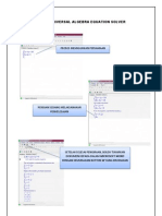 Free Universal Algebra Equation Solver