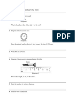 Mathematics Upsr Paper 2 2009