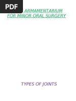 Basic Armamentarium for Minor Oral Surgery