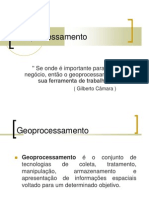 Introdução Ao Geoprocessamento e Suas Aplicações