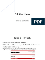 5 Initial Ideas