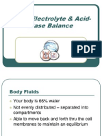 Fluid Electrolyte Acid-Base Balance