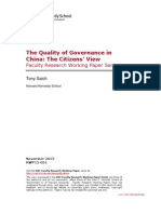 The Quality of Governance in China-The Citizens View.pdf